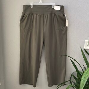 NWT STYLUS “Oregano”Green Wide Leg Pants 1X